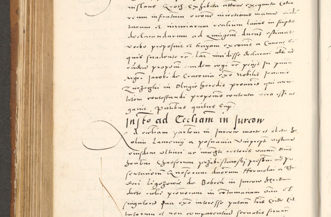 Zdjęcie nr 427 dla obiektu archiwalnego: Acta actorum, sententiarum tam diffinitivarum quam interloquutoriarum, decretorum, obligationum, quietationum et constitutionum procuratorum coram reverendo domino Andrea Przeczlauski scholastico vicarioque in spiritualibus generali Cracoviensi, ad annum Domini millesimum quingentesimum sexagesimum primum, cuius inditio quarta, pontidicatus Pii quarti, annus secundus, poeliciter sequuntur