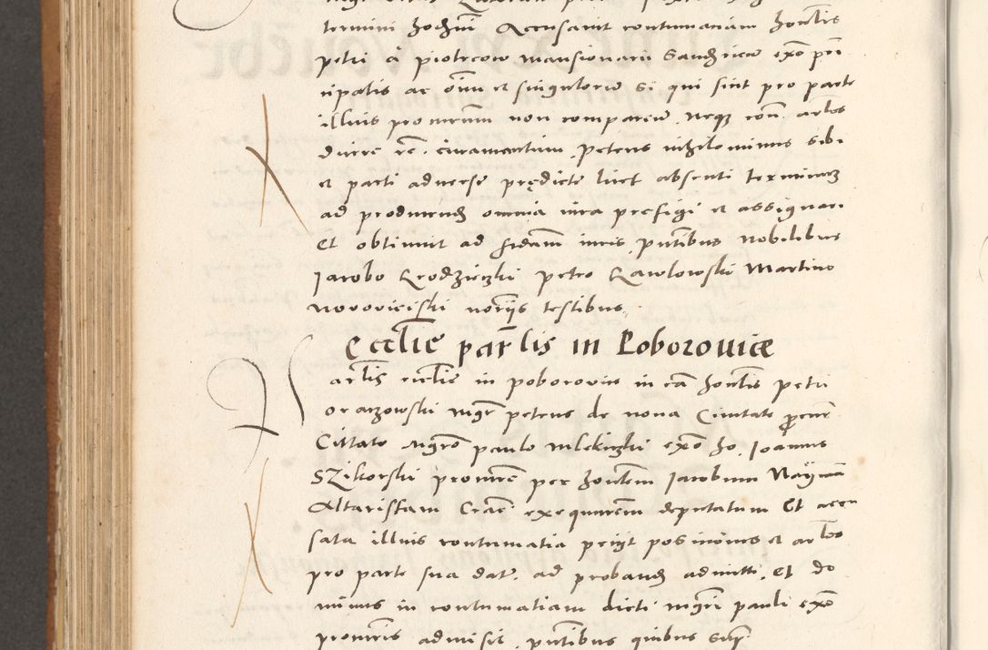 Zdjęcie nr 805 dla obiektu archiwalnego: Acta actorum, sententiarum tam diffinitivarum quam interloquutoriarum, decretorum, obligationum, quietationum et constitutionum procuratorum coram reverendo domino Andrea Przeczlauski scholastico vicarioque in spiritualibus generali Cracoviensi, ad annum Domini millesimum quingentesimum sexagesimum primum, cuius inditio quarta, pontidicatus Pii quarti, annus secundus, poeliciter sequuntur