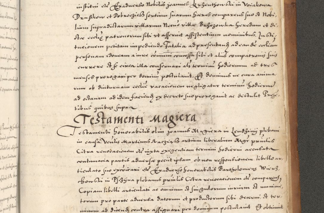 Zdjęcie nr 1240 dla obiektu archiwalnego: Acta actorum, sententiarum tam diffinitivarum quam interloquutoriarum, decretorum, obligationum, quietationum et constitutionum procuratorum coram reverendo domino Andrea Przeczlauski scholastico vicarioque in spiritualibus generali Cracoviensi, ad annum Domini millesimum quingentesimum sexagesimum primum, cuius inditio quarta, pontidicatus Pii quarti, annus secundus, poeliciter sequuntur