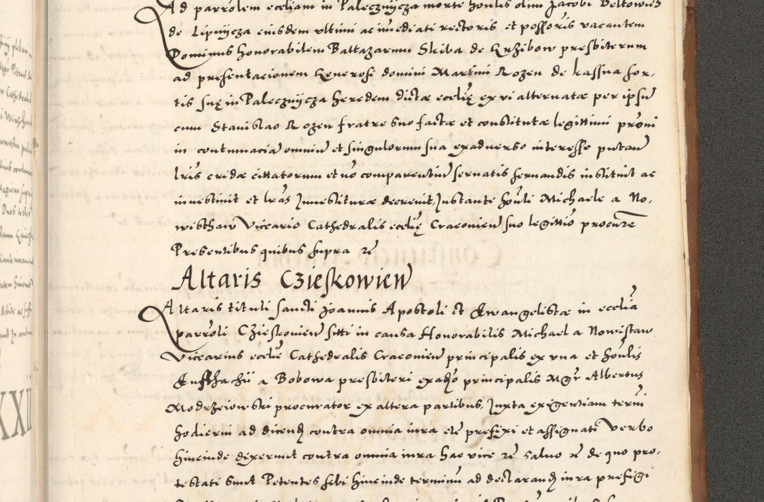 Zdjęcie nr 1224 dla obiektu archiwalnego: Acta actorum, sententiarum tam diffinitivarum quam interloquutoriarum, decretorum, obligationum, quietationum et constitutionum procuratorum coram reverendo domino Andrea Przeczlauski scholastico vicarioque in spiritualibus generali Cracoviensi, ad annum Domini millesimum quingentesimum sexagesimum primum, cuius inditio quarta, pontidicatus Pii quarti, annus secundus, poeliciter sequuntur
