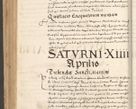 Zdjęcie nr 1197 dla obiektu archiwalnego: Acta actorum, sententiarum tam diffinitivarum quam interloquutoriarum, decretorum, obligationum, quietationum et constitutionum procuratorum coram reverendo domino Andrea Przeczlauski scholastico vicarioque in spiritualibus generali Cracoviensi, ad annum Domini millesimum quingentesimum sexagesimum primum, cuius inditio quarta, pontidicatus Pii quarti, annus secundus, poeliciter sequuntur