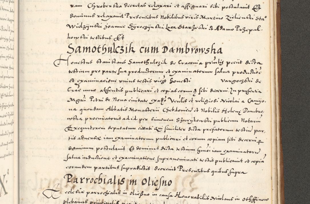 Zdjęcie nr 1194 dla obiektu archiwalnego: Acta actorum, sententiarum tam diffinitivarum quam interloquutoriarum, decretorum, obligationum, quietationum et constitutionum procuratorum coram reverendo domino Andrea Przeczlauski scholastico vicarioque in spiritualibus generali Cracoviensi, ad annum Domini millesimum quingentesimum sexagesimum primum, cuius inditio quarta, pontidicatus Pii quarti, annus secundus, poeliciter sequuntur