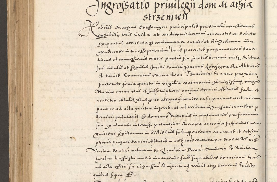 Zdjęcie nr 1181 dla obiektu archiwalnego: Acta actorum, sententiarum tam diffinitivarum quam interloquutoriarum, decretorum, obligationum, quietationum et constitutionum procuratorum coram reverendo domino Andrea Przeczlauski scholastico vicarioque in spiritualibus generali Cracoviensi, ad annum Domini millesimum quingentesimum sexagesimum primum, cuius inditio quarta, pontidicatus Pii quarti, annus secundus, poeliciter sequuntur