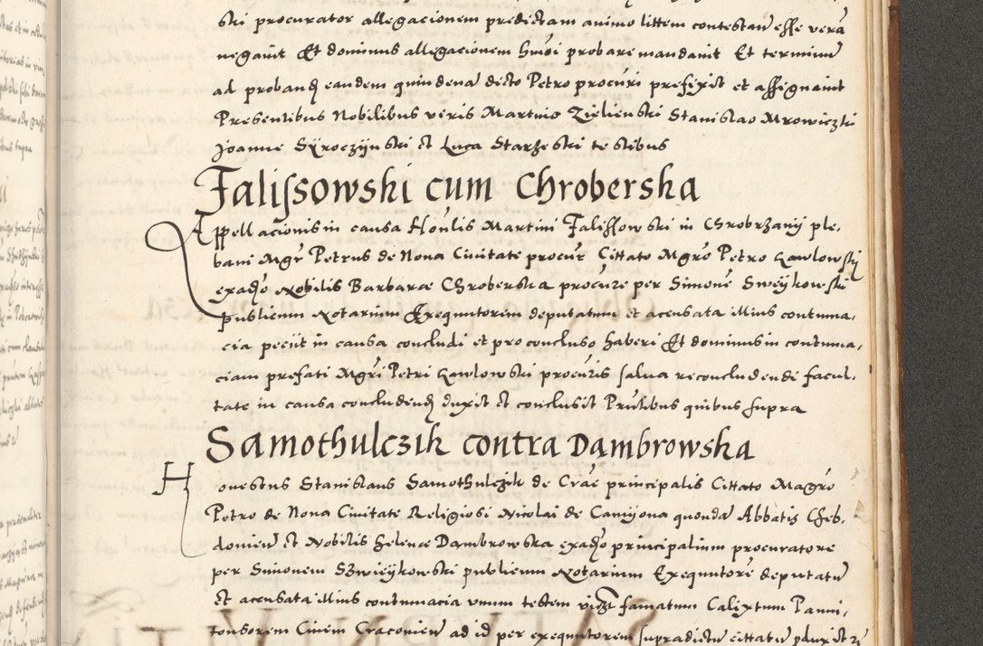 Zdjęcie nr 1178 dla obiektu archiwalnego: Acta actorum, sententiarum tam diffinitivarum quam interloquutoriarum, decretorum, obligationum, quietationum et constitutionum procuratorum coram reverendo domino Andrea Przeczlauski scholastico vicarioque in spiritualibus generali Cracoviensi, ad annum Domini millesimum quingentesimum sexagesimum primum, cuius inditio quarta, pontidicatus Pii quarti, annus secundus, poeliciter sequuntur