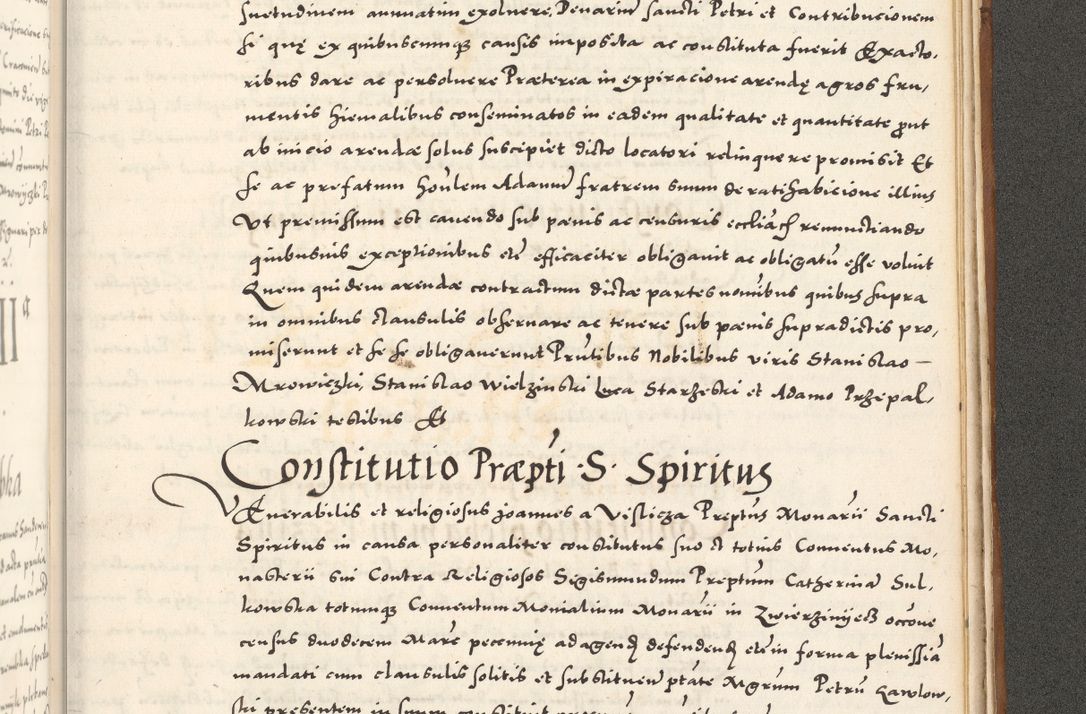 Zdjęcie nr 1176 dla obiektu archiwalnego: Acta actorum, sententiarum tam diffinitivarum quam interloquutoriarum, decretorum, obligationum, quietationum et constitutionum procuratorum coram reverendo domino Andrea Przeczlauski scholastico vicarioque in spiritualibus generali Cracoviensi, ad annum Domini millesimum quingentesimum sexagesimum primum, cuius inditio quarta, pontidicatus Pii quarti, annus secundus, poeliciter sequuntur