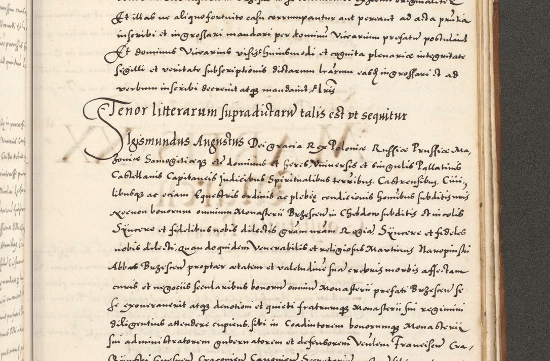 Zdjęcie nr 1172 dla obiektu archiwalnego: Acta actorum, sententiarum tam diffinitivarum quam interloquutoriarum, decretorum, obligationum, quietationum et constitutionum procuratorum coram reverendo domino Andrea Przeczlauski scholastico vicarioque in spiritualibus generali Cracoviensi, ad annum Domini millesimum quingentesimum sexagesimum primum, cuius inditio quarta, pontidicatus Pii quarti, annus secundus, poeliciter sequuntur