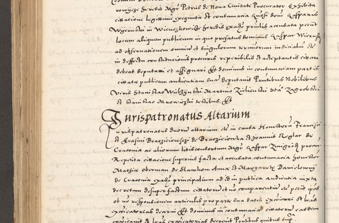 Zdjęcie nr 1167 dla obiektu archiwalnego: Acta actorum, sententiarum tam diffinitivarum quam interloquutoriarum, decretorum, obligationum, quietationum et constitutionum procuratorum coram reverendo domino Andrea Przeczlauski scholastico vicarioque in spiritualibus generali Cracoviensi, ad annum Domini millesimum quingentesimum sexagesimum primum, cuius inditio quarta, pontidicatus Pii quarti, annus secundus, poeliciter sequuntur
