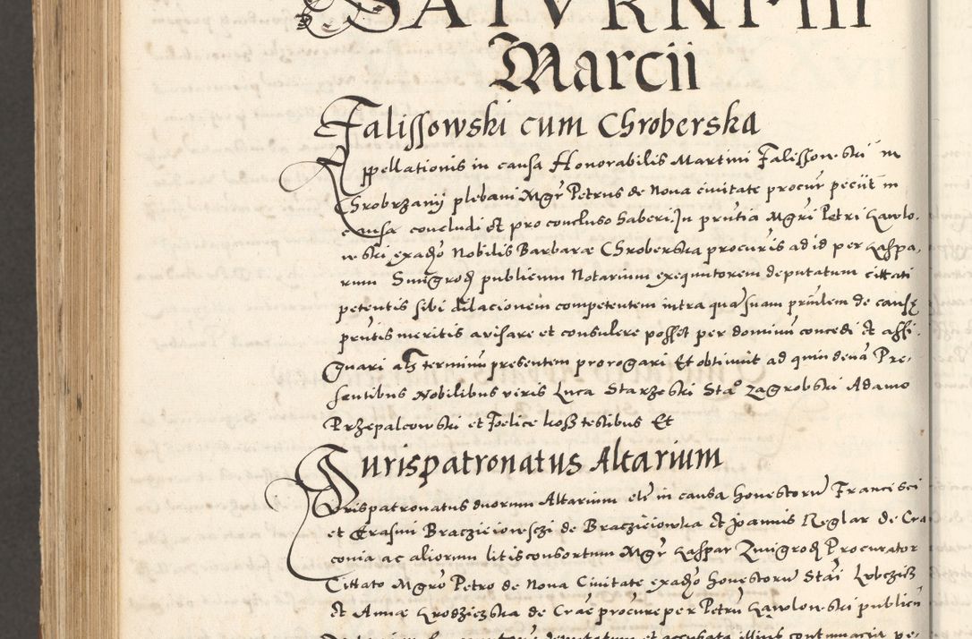 Zdjęcie nr 1163 dla obiektu archiwalnego: Acta actorum, sententiarum tam diffinitivarum quam interloquutoriarum, decretorum, obligationum, quietationum et constitutionum procuratorum coram reverendo domino Andrea Przeczlauski scholastico vicarioque in spiritualibus generali Cracoviensi, ad annum Domini millesimum quingentesimum sexagesimum primum, cuius inditio quarta, pontidicatus Pii quarti, annus secundus, poeliciter sequuntur