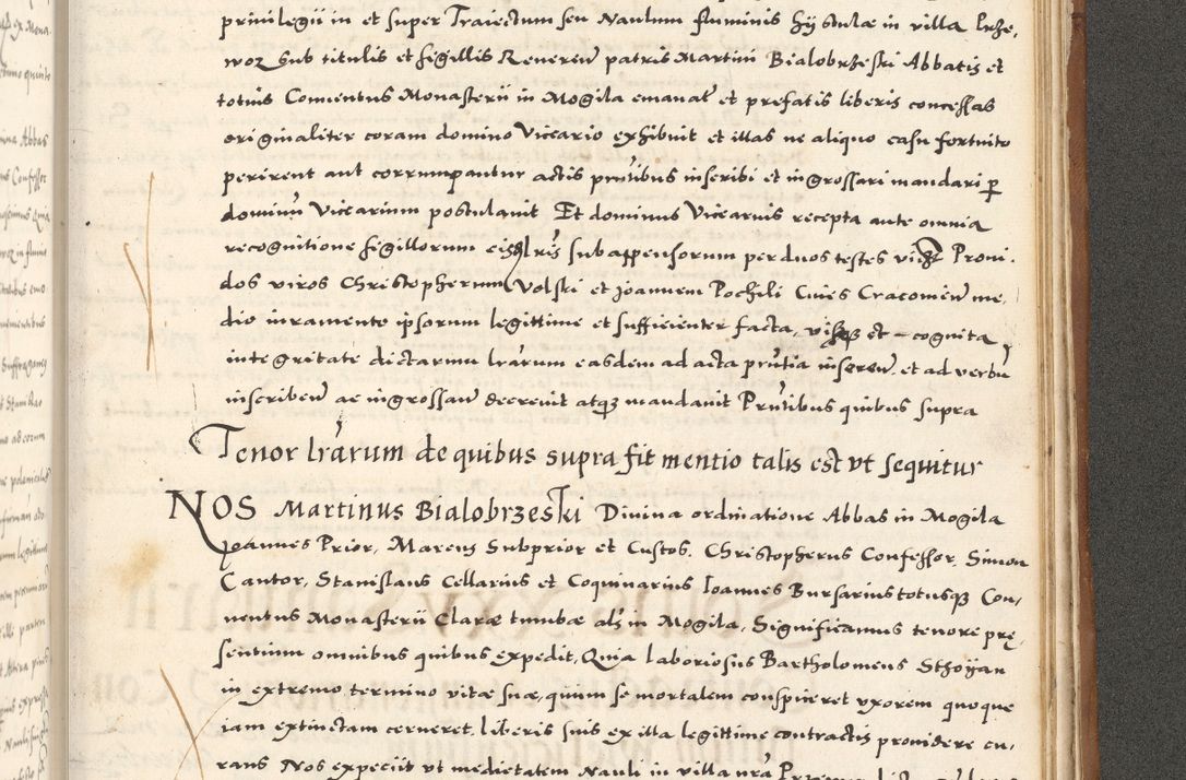 Zdjęcie nr 1142 dla obiektu archiwalnego: Acta actorum, sententiarum tam diffinitivarum quam interloquutoriarum, decretorum, obligationum, quietationum et constitutionum procuratorum coram reverendo domino Andrea Przeczlauski scholastico vicarioque in spiritualibus generali Cracoviensi, ad annum Domini millesimum quingentesimum sexagesimum primum, cuius inditio quarta, pontidicatus Pii quarti, annus secundus, poeliciter sequuntur