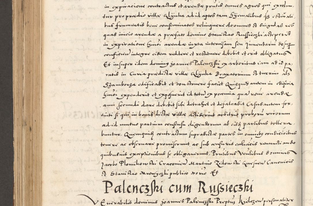 Zdjęcie nr 1133 dla obiektu archiwalnego: Acta actorum, sententiarum tam diffinitivarum quam interloquutoriarum, decretorum, obligationum, quietationum et constitutionum procuratorum coram reverendo domino Andrea Przeczlauski scholastico vicarioque in spiritualibus generali Cracoviensi, ad annum Domini millesimum quingentesimum sexagesimum primum, cuius inditio quarta, pontidicatus Pii quarti, annus secundus, poeliciter sequuntur