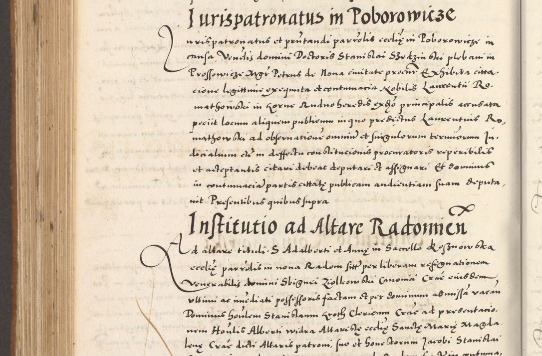 Zdjęcie nr 1121 dla obiektu archiwalnego: Acta actorum, sententiarum tam diffinitivarum quam interloquutoriarum, decretorum, obligationum, quietationum et constitutionum procuratorum coram reverendo domino Andrea Przeczlauski scholastico vicarioque in spiritualibus generali Cracoviensi, ad annum Domini millesimum quingentesimum sexagesimum primum, cuius inditio quarta, pontidicatus Pii quarti, annus secundus, poeliciter sequuntur
