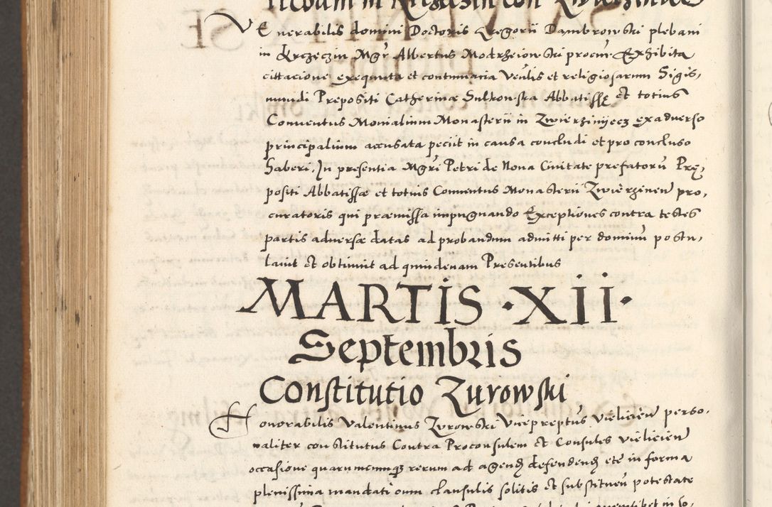 Zdjęcie nr 1117 dla obiektu archiwalnego: Acta actorum, sententiarum tam diffinitivarum quam interloquutoriarum, decretorum, obligationum, quietationum et constitutionum procuratorum coram reverendo domino Andrea Przeczlauski scholastico vicarioque in spiritualibus generali Cracoviensi, ad annum Domini millesimum quingentesimum sexagesimum primum, cuius inditio quarta, pontidicatus Pii quarti, annus secundus, poeliciter sequuntur