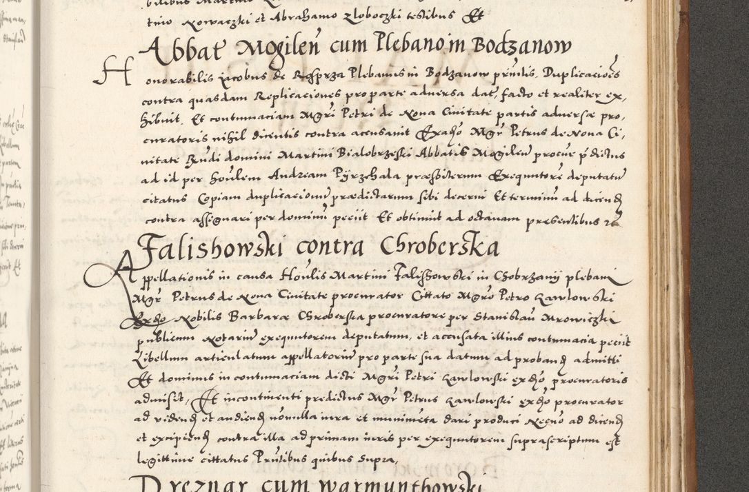 Zdjęcie nr 1060 dla obiektu archiwalnego: Acta actorum, sententiarum tam diffinitivarum quam interloquutoriarum, decretorum, obligationum, quietationum et constitutionum procuratorum coram reverendo domino Andrea Przeczlauski scholastico vicarioque in spiritualibus generali Cracoviensi, ad annum Domini millesimum quingentesimum sexagesimum primum, cuius inditio quarta, pontidicatus Pii quarti, annus secundus, poeliciter sequuntur