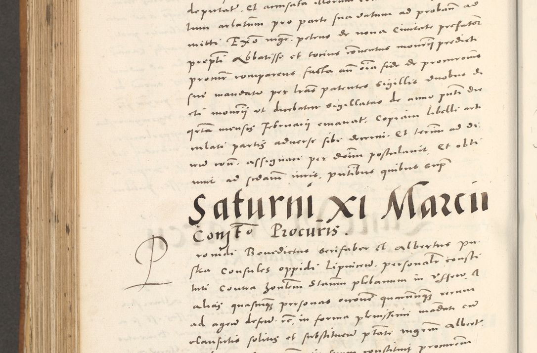 Zdjęcie nr 1037 dla obiektu archiwalnego: Acta actorum, sententiarum tam diffinitivarum quam interloquutoriarum, decretorum, obligationum, quietationum et constitutionum procuratorum coram reverendo domino Andrea Przeczlauski scholastico vicarioque in spiritualibus generali Cracoviensi, ad annum Domini millesimum quingentesimum sexagesimum primum, cuius inditio quarta, pontidicatus Pii quarti, annus secundus, poeliciter sequuntur