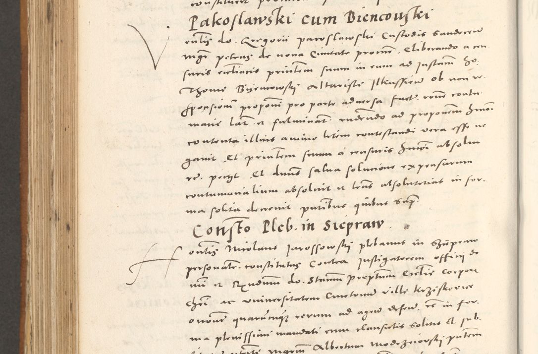 Zdjęcie nr 1031 dla obiektu archiwalnego: Acta actorum, sententiarum tam diffinitivarum quam interloquutoriarum, decretorum, obligationum, quietationum et constitutionum procuratorum coram reverendo domino Andrea Przeczlauski scholastico vicarioque in spiritualibus generali Cracoviensi, ad annum Domini millesimum quingentesimum sexagesimum primum, cuius inditio quarta, pontidicatus Pii quarti, annus secundus, poeliciter sequuntur