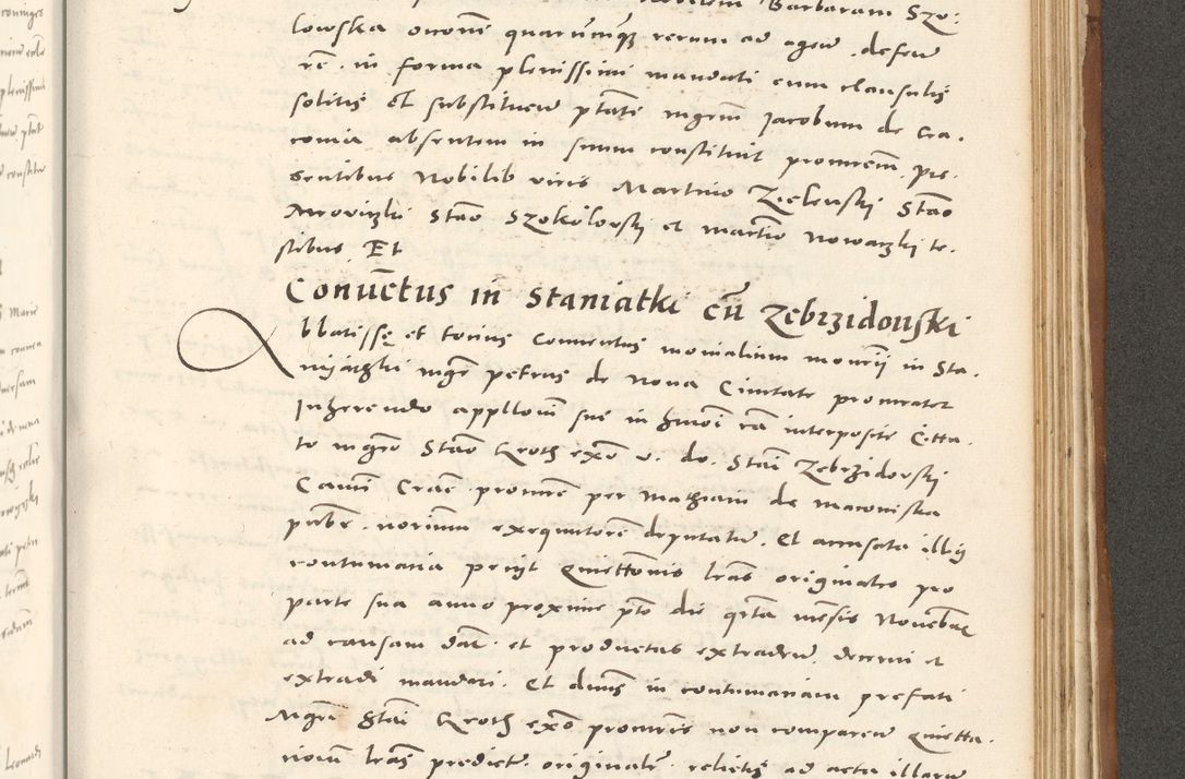 Zdjęcie nr 1028 dla obiektu archiwalnego: Acta actorum, sententiarum tam diffinitivarum quam interloquutoriarum, decretorum, obligationum, quietationum et constitutionum procuratorum coram reverendo domino Andrea Przeczlauski scholastico vicarioque in spiritualibus generali Cracoviensi, ad annum Domini millesimum quingentesimum sexagesimum primum, cuius inditio quarta, pontidicatus Pii quarti, annus secundus, poeliciter sequuntur