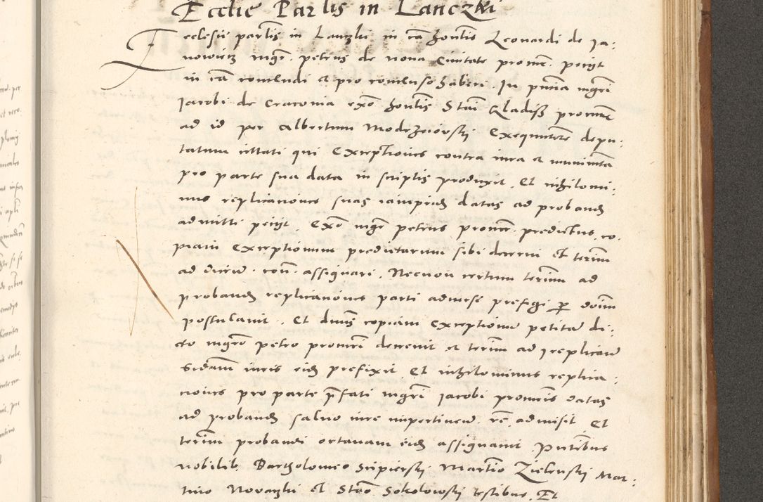 Zdjęcie nr 1018 dla obiektu archiwalnego: Acta actorum, sententiarum tam diffinitivarum quam interloquutoriarum, decretorum, obligationum, quietationum et constitutionum procuratorum coram reverendo domino Andrea Przeczlauski scholastico vicarioque in spiritualibus generali Cracoviensi, ad annum Domini millesimum quingentesimum sexagesimum primum, cuius inditio quarta, pontidicatus Pii quarti, annus secundus, poeliciter sequuntur