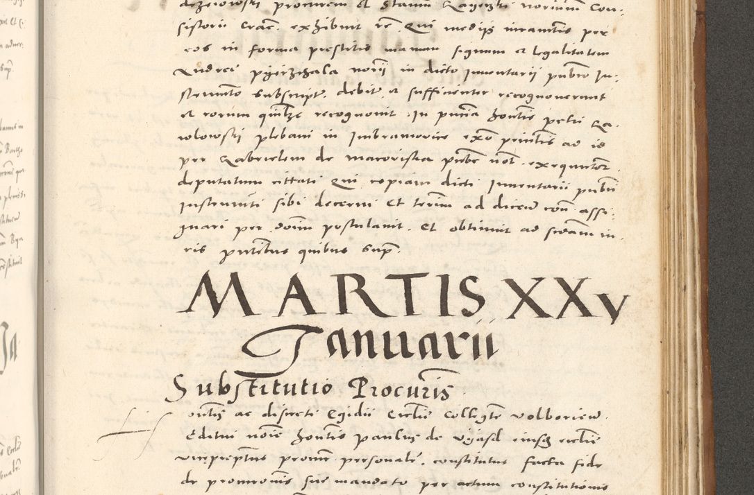 Zdjęcie nr 1016 dla obiektu archiwalnego: Acta actorum, sententiarum tam diffinitivarum quam interloquutoriarum, decretorum, obligationum, quietationum et constitutionum procuratorum coram reverendo domino Andrea Przeczlauski scholastico vicarioque in spiritualibus generali Cracoviensi, ad annum Domini millesimum quingentesimum sexagesimum primum, cuius inditio quarta, pontidicatus Pii quarti, annus secundus, poeliciter sequuntur