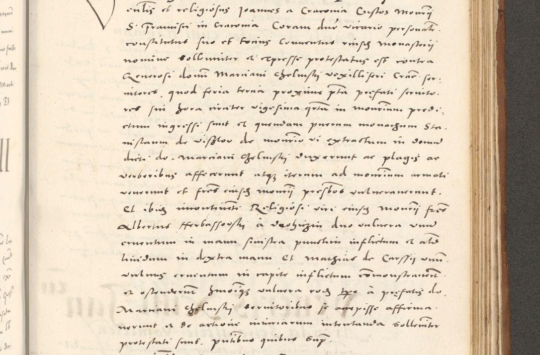 Zdjęcie nr 1010 dla obiektu archiwalnego: Acta actorum, sententiarum tam diffinitivarum quam interloquutoriarum, decretorum, obligationum, quietationum et constitutionum procuratorum coram reverendo domino Andrea Przeczlauski scholastico vicarioque in spiritualibus generali Cracoviensi, ad annum Domini millesimum quingentesimum sexagesimum primum, cuius inditio quarta, pontidicatus Pii quarti, annus secundus, poeliciter sequuntur