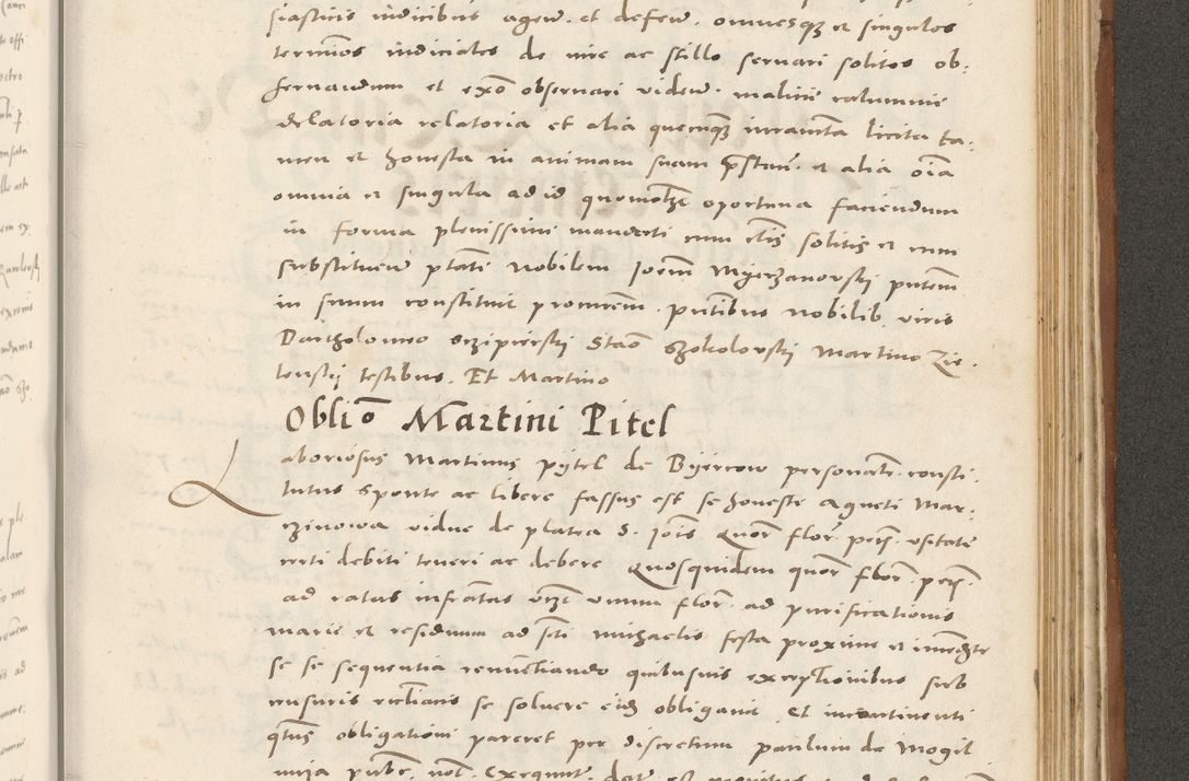 Zdjęcie nr 1002 dla obiektu archiwalnego: Acta actorum, sententiarum tam diffinitivarum quam interloquutoriarum, decretorum, obligationum, quietationum et constitutionum procuratorum coram reverendo domino Andrea Przeczlauski scholastico vicarioque in spiritualibus generali Cracoviensi, ad annum Domini millesimum quingentesimum sexagesimum primum, cuius inditio quarta, pontidicatus Pii quarti, annus secundus, poeliciter sequuntur