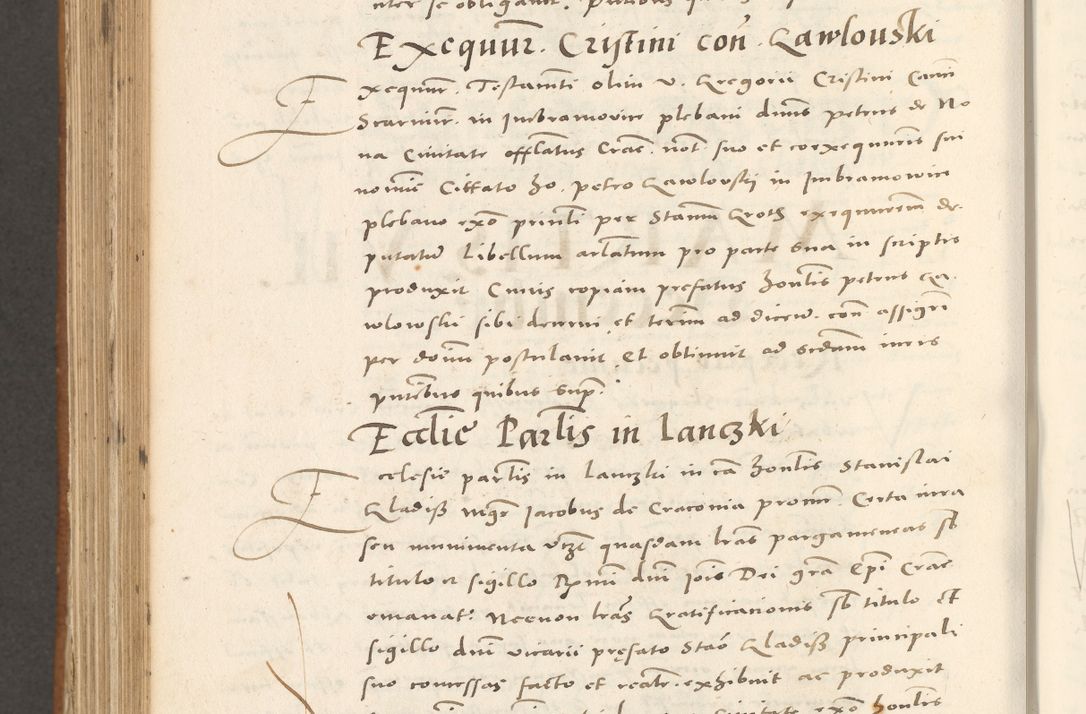 Zdjęcie nr 999 dla obiektu archiwalnego: Acta actorum, sententiarum tam diffinitivarum quam interloquutoriarum, decretorum, obligationum, quietationum et constitutionum procuratorum coram reverendo domino Andrea Przeczlauski scholastico vicarioque in spiritualibus generali Cracoviensi, ad annum Domini millesimum quingentesimum sexagesimum primum, cuius inditio quarta, pontidicatus Pii quarti, annus secundus, poeliciter sequuntur