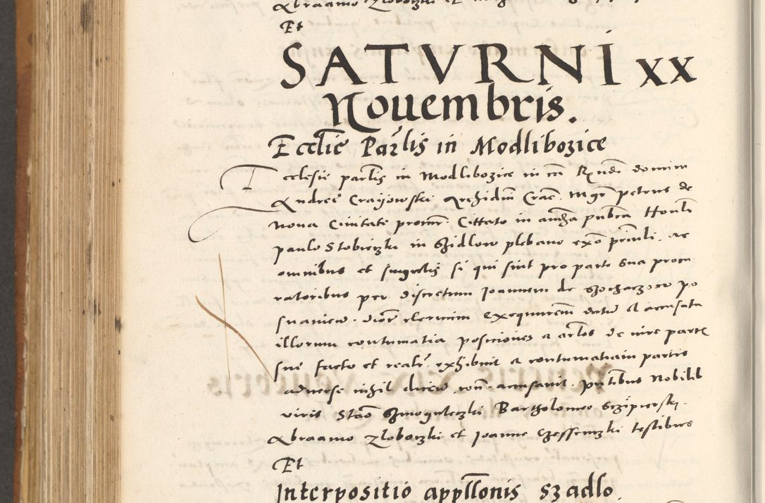 Zdjęcie nr 991 dla obiektu archiwalnego: Acta actorum, sententiarum tam diffinitivarum quam interloquutoriarum, decretorum, obligationum, quietationum et constitutionum procuratorum coram reverendo domino Andrea Przeczlauski scholastico vicarioque in spiritualibus generali Cracoviensi, ad annum Domini millesimum quingentesimum sexagesimum primum, cuius inditio quarta, pontidicatus Pii quarti, annus secundus, poeliciter sequuntur