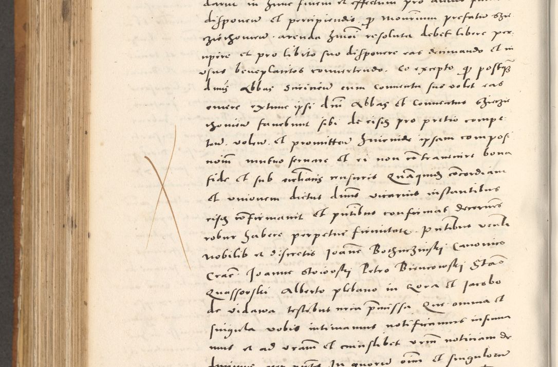 Zdjęcie nr 979 dla obiektu archiwalnego: Acta actorum, sententiarum tam diffinitivarum quam interloquutoriarum, decretorum, obligationum, quietationum et constitutionum procuratorum coram reverendo domino Andrea Przeczlauski scholastico vicarioque in spiritualibus generali Cracoviensi, ad annum Domini millesimum quingentesimum sexagesimum primum, cuius inditio quarta, pontidicatus Pii quarti, annus secundus, poeliciter sequuntur