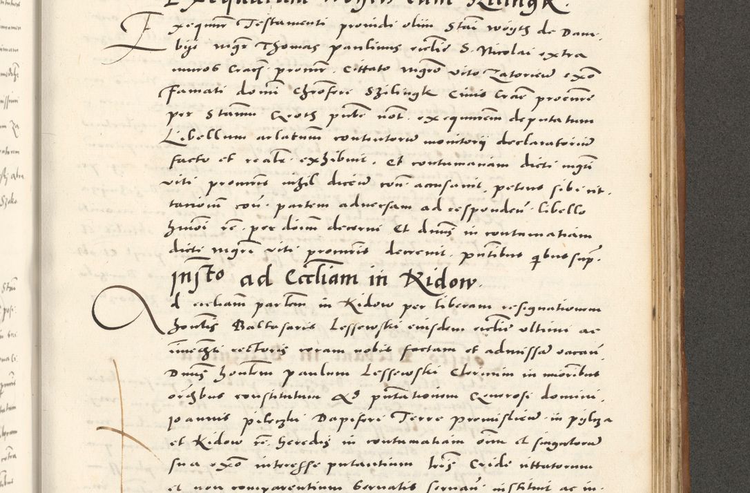 Zdjęcie nr 968 dla obiektu archiwalnego: Acta actorum, sententiarum tam diffinitivarum quam interloquutoriarum, decretorum, obligationum, quietationum et constitutionum procuratorum coram reverendo domino Andrea Przeczlauski scholastico vicarioque in spiritualibus generali Cracoviensi, ad annum Domini millesimum quingentesimum sexagesimum primum, cuius inditio quarta, pontidicatus Pii quarti, annus secundus, poeliciter sequuntur
