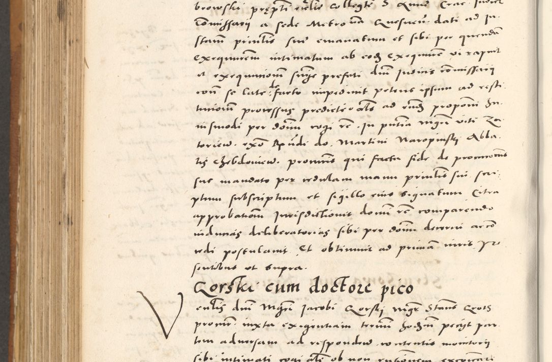 Zdjęcie nr 965 dla obiektu archiwalnego: Acta actorum, sententiarum tam diffinitivarum quam interloquutoriarum, decretorum, obligationum, quietationum et constitutionum procuratorum coram reverendo domino Andrea Przeczlauski scholastico vicarioque in spiritualibus generali Cracoviensi, ad annum Domini millesimum quingentesimum sexagesimum primum, cuius inditio quarta, pontidicatus Pii quarti, annus secundus, poeliciter sequuntur