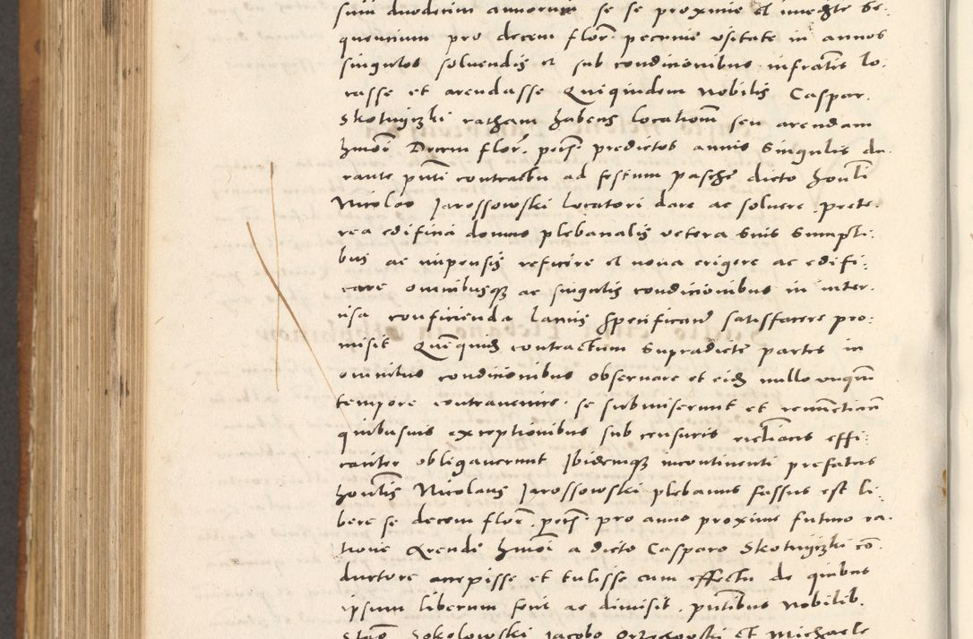 Zdjęcie nr 963 dla obiektu archiwalnego: Acta actorum, sententiarum tam diffinitivarum quam interloquutoriarum, decretorum, obligationum, quietationum et constitutionum procuratorum coram reverendo domino Andrea Przeczlauski scholastico vicarioque in spiritualibus generali Cracoviensi, ad annum Domini millesimum quingentesimum sexagesimum primum, cuius inditio quarta, pontidicatus Pii quarti, annus secundus, poeliciter sequuntur