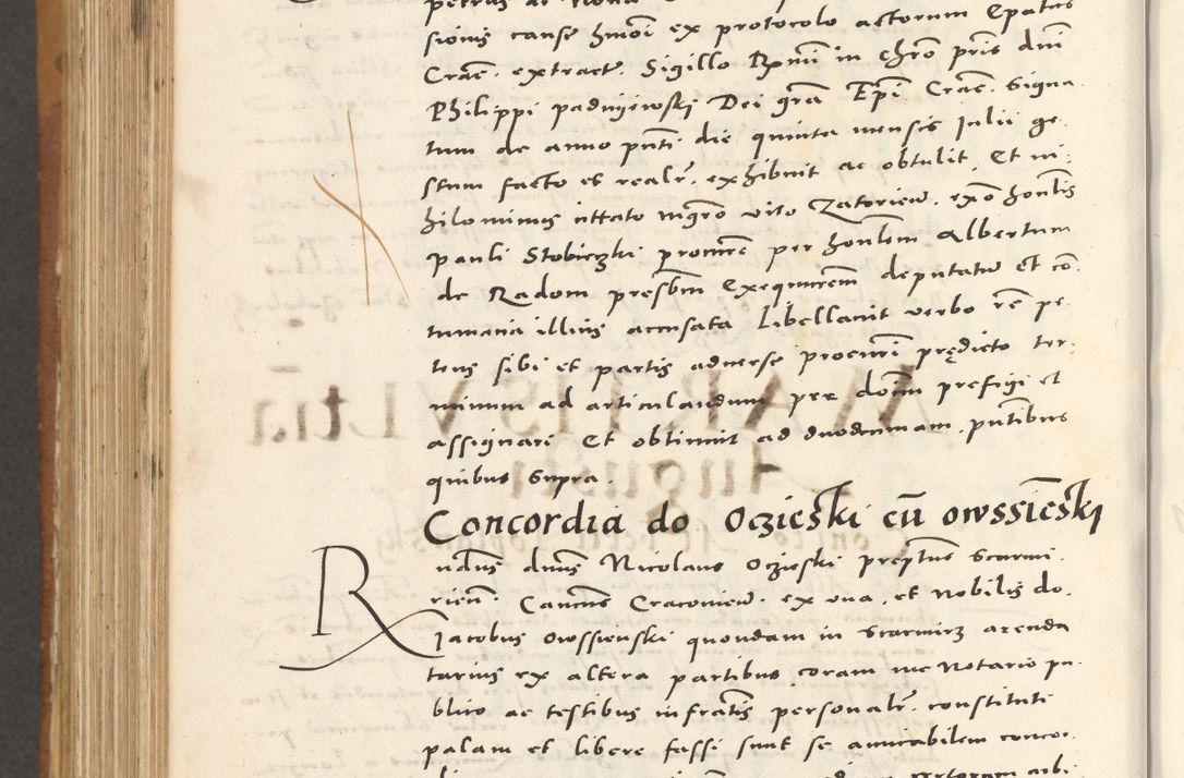 Zdjęcie nr 941 dla obiektu archiwalnego: Acta actorum, sententiarum tam diffinitivarum quam interloquutoriarum, decretorum, obligationum, quietationum et constitutionum procuratorum coram reverendo domino Andrea Przeczlauski scholastico vicarioque in spiritualibus generali Cracoviensi, ad annum Domini millesimum quingentesimum sexagesimum primum, cuius inditio quarta, pontidicatus Pii quarti, annus secundus, poeliciter sequuntur