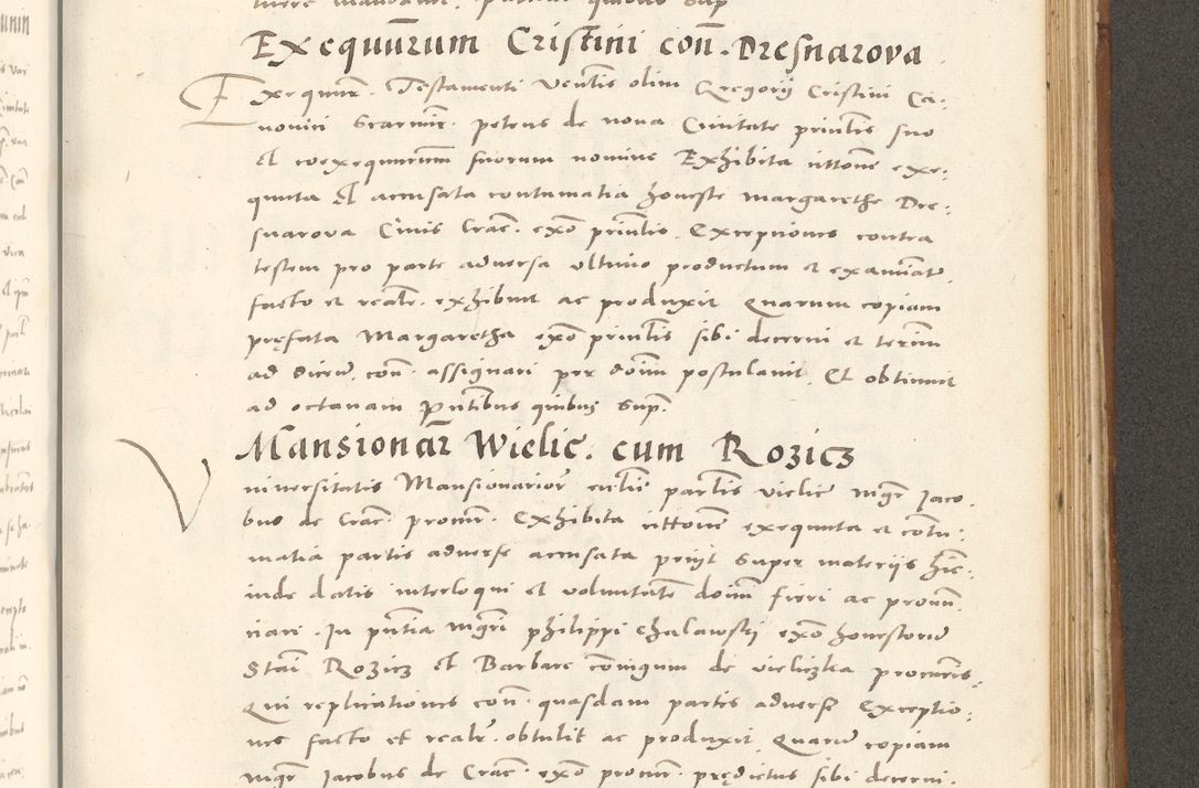 Zdjęcie nr 936 dla obiektu archiwalnego: Acta actorum, sententiarum tam diffinitivarum quam interloquutoriarum, decretorum, obligationum, quietationum et constitutionum procuratorum coram reverendo domino Andrea Przeczlauski scholastico vicarioque in spiritualibus generali Cracoviensi, ad annum Domini millesimum quingentesimum sexagesimum primum, cuius inditio quarta, pontidicatus Pii quarti, annus secundus, poeliciter sequuntur