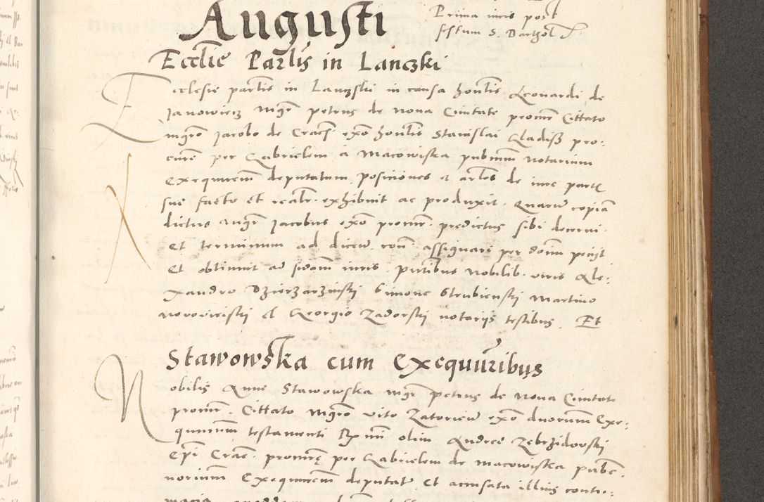 Zdjęcie nr 934 dla obiektu archiwalnego: Acta actorum, sententiarum tam diffinitivarum quam interloquutoriarum, decretorum, obligationum, quietationum et constitutionum procuratorum coram reverendo domino Andrea Przeczlauski scholastico vicarioque in spiritualibus generali Cracoviensi, ad annum Domini millesimum quingentesimum sexagesimum primum, cuius inditio quarta, pontidicatus Pii quarti, annus secundus, poeliciter sequuntur