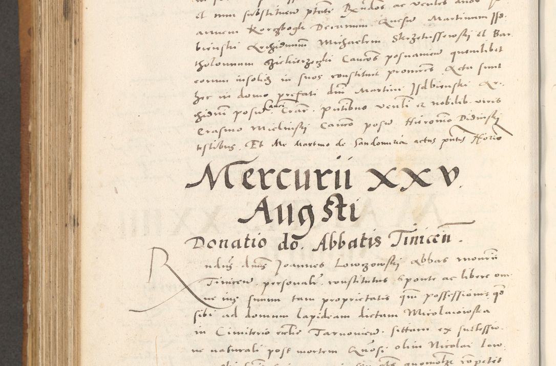 Zdjęcie nr 933 dla obiektu archiwalnego: Acta actorum, sententiarum tam diffinitivarum quam interloquutoriarum, decretorum, obligationum, quietationum et constitutionum procuratorum coram reverendo domino Andrea Przeczlauski scholastico vicarioque in spiritualibus generali Cracoviensi, ad annum Domini millesimum quingentesimum sexagesimum primum, cuius inditio quarta, pontidicatus Pii quarti, annus secundus, poeliciter sequuntur
