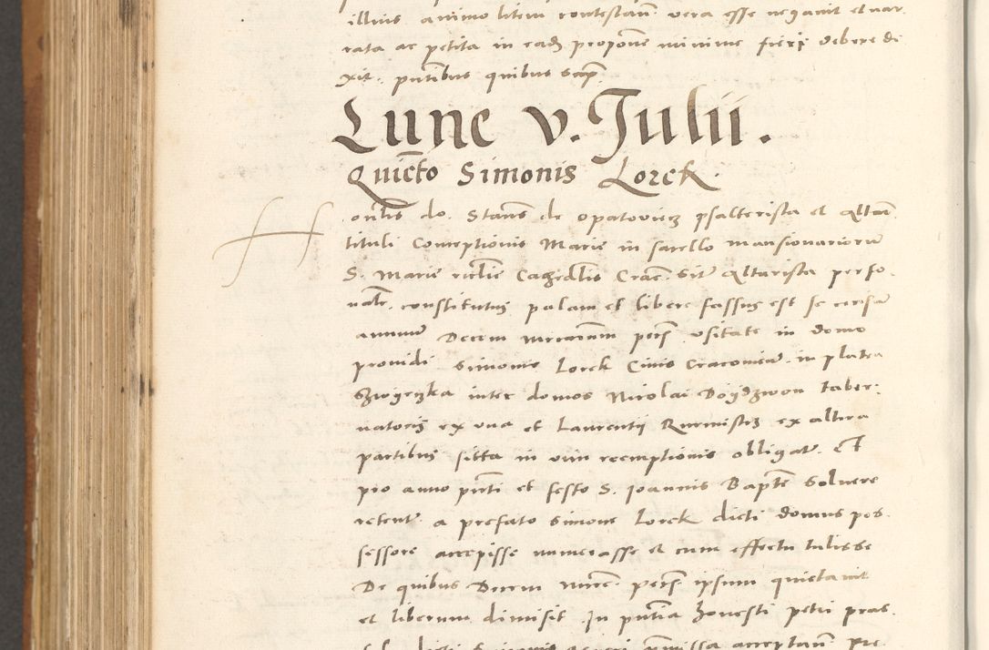 Zdjęcie nr 923 dla obiektu archiwalnego: Acta actorum, sententiarum tam diffinitivarum quam interloquutoriarum, decretorum, obligationum, quietationum et constitutionum procuratorum coram reverendo domino Andrea Przeczlauski scholastico vicarioque in spiritualibus generali Cracoviensi, ad annum Domini millesimum quingentesimum sexagesimum primum, cuius inditio quarta, pontidicatus Pii quarti, annus secundus, poeliciter sequuntur