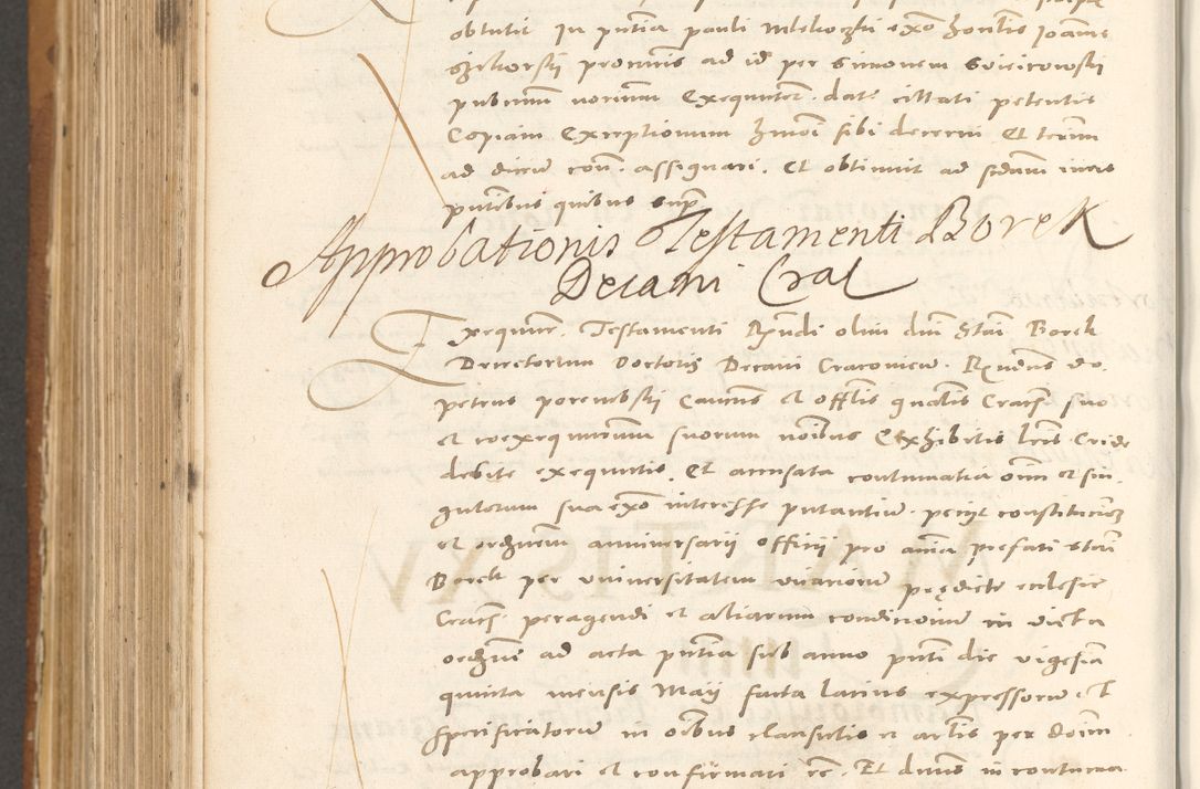 Zdjęcie nr 911 dla obiektu archiwalnego: Acta actorum, sententiarum tam diffinitivarum quam interloquutoriarum, decretorum, obligationum, quietationum et constitutionum procuratorum coram reverendo domino Andrea Przeczlauski scholastico vicarioque in spiritualibus generali Cracoviensi, ad annum Domini millesimum quingentesimum sexagesimum primum, cuius inditio quarta, pontidicatus Pii quarti, annus secundus, poeliciter sequuntur