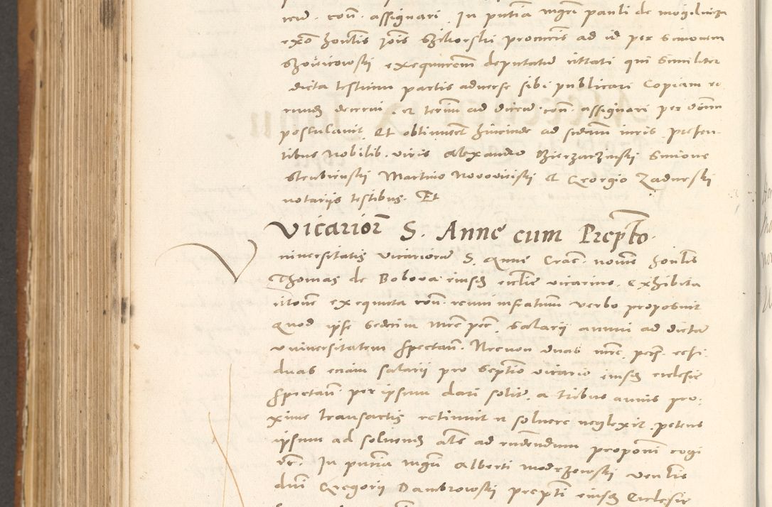 Zdjęcie nr 909 dla obiektu archiwalnego: Acta actorum, sententiarum tam diffinitivarum quam interloquutoriarum, decretorum, obligationum, quietationum et constitutionum procuratorum coram reverendo domino Andrea Przeczlauski scholastico vicarioque in spiritualibus generali Cracoviensi, ad annum Domini millesimum quingentesimum sexagesimum primum, cuius inditio quarta, pontidicatus Pii quarti, annus secundus, poeliciter sequuntur
