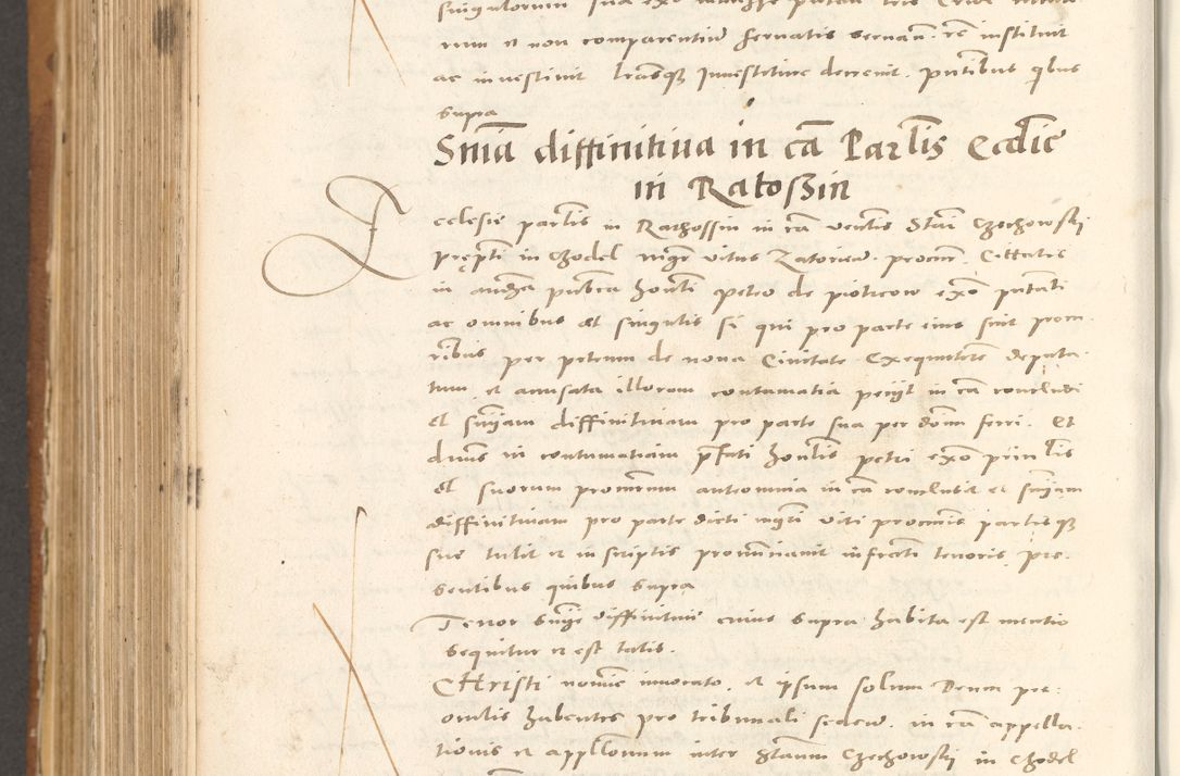 Zdjęcie nr 905 dla obiektu archiwalnego: Acta actorum, sententiarum tam diffinitivarum quam interloquutoriarum, decretorum, obligationum, quietationum et constitutionum procuratorum coram reverendo domino Andrea Przeczlauski scholastico vicarioque in spiritualibus generali Cracoviensi, ad annum Domini millesimum quingentesimum sexagesimum primum, cuius inditio quarta, pontidicatus Pii quarti, annus secundus, poeliciter sequuntur