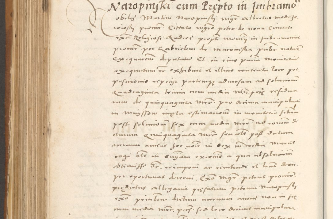 Zdjęcie nr 893 dla obiektu archiwalnego: Acta actorum, sententiarum tam diffinitivarum quam interloquutoriarum, decretorum, obligationum, quietationum et constitutionum procuratorum coram reverendo domino Andrea Przeczlauski scholastico vicarioque in spiritualibus generali Cracoviensi, ad annum Domini millesimum quingentesimum sexagesimum primum, cuius inditio quarta, pontidicatus Pii quarti, annus secundus, poeliciter sequuntur