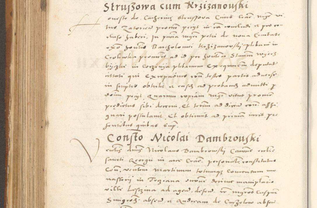 Zdjęcie nr 891 dla obiektu archiwalnego: Acta actorum, sententiarum tam diffinitivarum quam interloquutoriarum, decretorum, obligationum, quietationum et constitutionum procuratorum coram reverendo domino Andrea Przeczlauski scholastico vicarioque in spiritualibus generali Cracoviensi, ad annum Domini millesimum quingentesimum sexagesimum primum, cuius inditio quarta, pontidicatus Pii quarti, annus secundus, poeliciter sequuntur