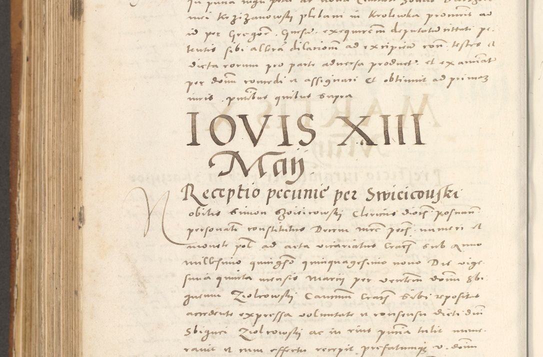 Zdjęcie nr 885 dla obiektu archiwalnego: Acta actorum, sententiarum tam diffinitivarum quam interloquutoriarum, decretorum, obligationum, quietationum et constitutionum procuratorum coram reverendo domino Andrea Przeczlauski scholastico vicarioque in spiritualibus generali Cracoviensi, ad annum Domini millesimum quingentesimum sexagesimum primum, cuius inditio quarta, pontidicatus Pii quarti, annus secundus, poeliciter sequuntur