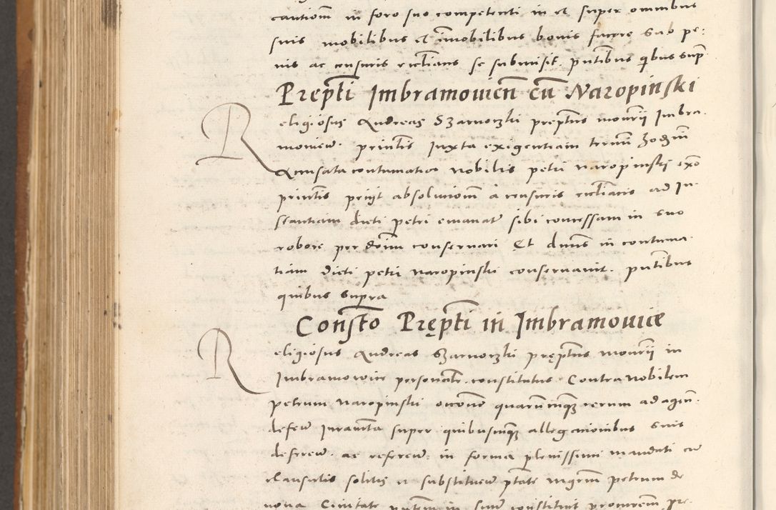 Zdjęcie nr 881 dla obiektu archiwalnego: Acta actorum, sententiarum tam diffinitivarum quam interloquutoriarum, decretorum, obligationum, quietationum et constitutionum procuratorum coram reverendo domino Andrea Przeczlauski scholastico vicarioque in spiritualibus generali Cracoviensi, ad annum Domini millesimum quingentesimum sexagesimum primum, cuius inditio quarta, pontidicatus Pii quarti, annus secundus, poeliciter sequuntur