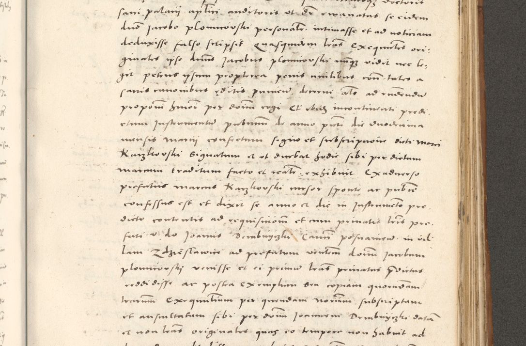 Zdjęcie nr 874 dla obiektu archiwalnego: Acta actorum, sententiarum tam diffinitivarum quam interloquutoriarum, decretorum, obligationum, quietationum et constitutionum procuratorum coram reverendo domino Andrea Przeczlauski scholastico vicarioque in spiritualibus generali Cracoviensi, ad annum Domini millesimum quingentesimum sexagesimum primum, cuius inditio quarta, pontidicatus Pii quarti, annus secundus, poeliciter sequuntur