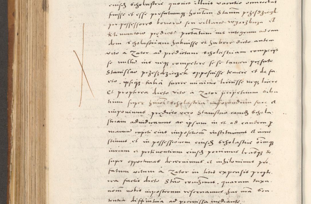 Zdjęcie nr 867 dla obiektu archiwalnego: Acta actorum, sententiarum tam diffinitivarum quam interloquutoriarum, decretorum, obligationum, quietationum et constitutionum procuratorum coram reverendo domino Andrea Przeczlauski scholastico vicarioque in spiritualibus generali Cracoviensi, ad annum Domini millesimum quingentesimum sexagesimum primum, cuius inditio quarta, pontidicatus Pii quarti, annus secundus, poeliciter sequuntur