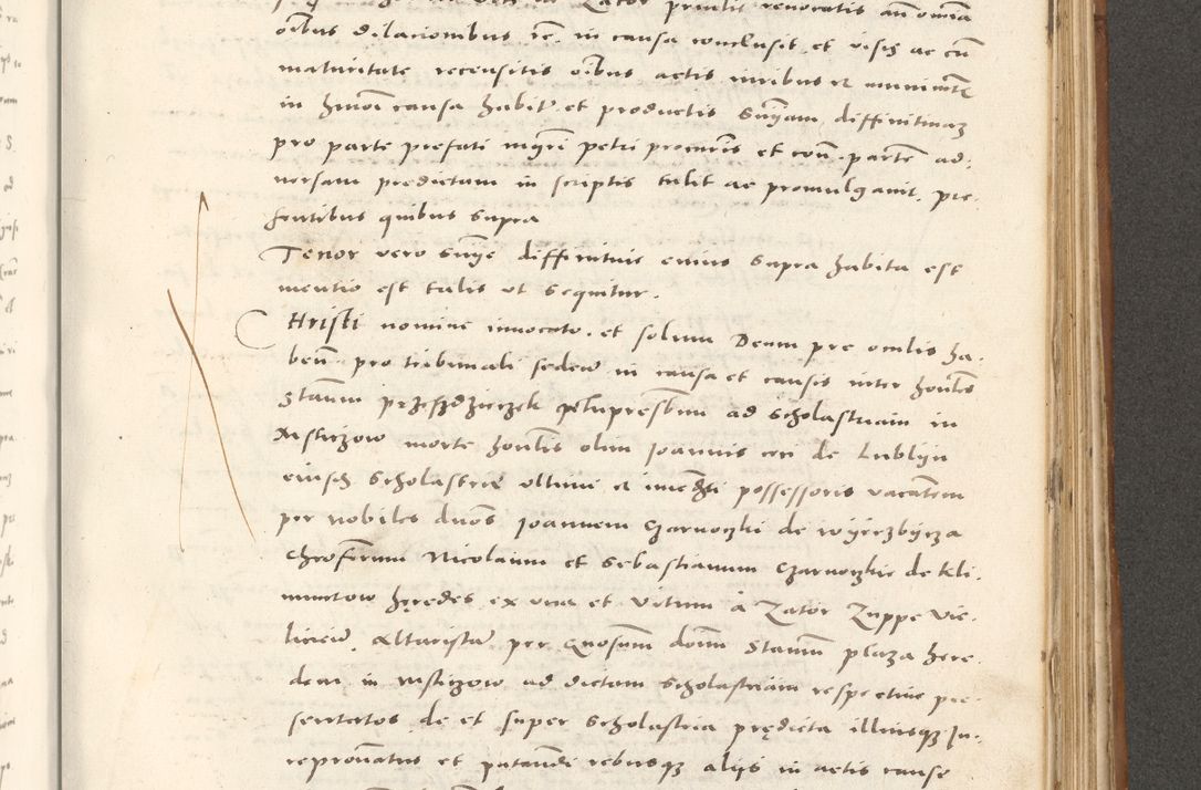Zdjęcie nr 866 dla obiektu archiwalnego: Acta actorum, sententiarum tam diffinitivarum quam interloquutoriarum, decretorum, obligationum, quietationum et constitutionum procuratorum coram reverendo domino Andrea Przeczlauski scholastico vicarioque in spiritualibus generali Cracoviensi, ad annum Domini millesimum quingentesimum sexagesimum primum, cuius inditio quarta, pontidicatus Pii quarti, annus secundus, poeliciter sequuntur