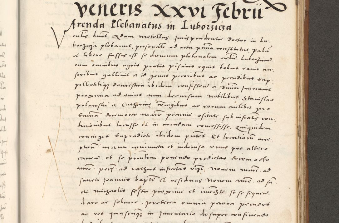 Zdjęcie nr 834 dla obiektu archiwalnego: Acta actorum, sententiarum tam diffinitivarum quam interloquutoriarum, decretorum, obligationum, quietationum et constitutionum procuratorum coram reverendo domino Andrea Przeczlauski scholastico vicarioque in spiritualibus generali Cracoviensi, ad annum Domini millesimum quingentesimum sexagesimum primum, cuius inditio quarta, pontidicatus Pii quarti, annus secundus, poeliciter sequuntur