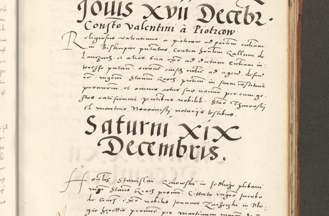 Zdjęcie nr 814 dla obiektu archiwalnego: Acta actorum, sententiarum tam diffinitivarum quam interloquutoriarum, decretorum, obligationum, quietationum et constitutionum procuratorum coram reverendo domino Andrea Przeczlauski scholastico vicarioque in spiritualibus generali Cracoviensi, ad annum Domini millesimum quingentesimum sexagesimum primum, cuius inditio quarta, pontidicatus Pii quarti, annus secundus, poeliciter sequuntur