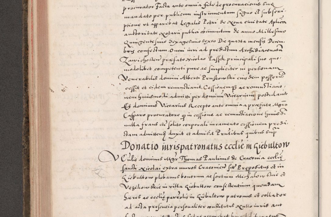 Zdjęcie nr 402 dla obiektu archiwalnego: Acta actorum causarum, sententiarum tam diffinitivarum quam interloquutoriarum, decretorum, obligationum, quietationum, constitutionum procuratorum etc. coram reverendo domino Martino Izdbienski de Russiecz archidiacono Posnaniensi, custode et in spiritualibus vicario generali Cracoviensi, ad annum Domini millesimum quingesimum sexagesimum quintum, cuius indictio octava, pontificatus Pii pape, annus sextus, continuantur