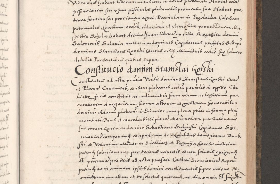 Zdjęcie nr 395 dla obiektu archiwalnego: Acta actorum causarum, sententiarum tam diffinitivarum quam interloquutoriarum, decretorum, obligationum, quietationum, constitutionum procuratorum etc. coram reverendo domino Martino Izdbienski de Russiecz archidiacono Posnaniensi, custode et in spiritualibus vicario generali Cracoviensi, ad annum Domini millesimum quingesimum sexagesimum quintum, cuius indictio octava, pontificatus Pii pape, annus sextus, continuantur