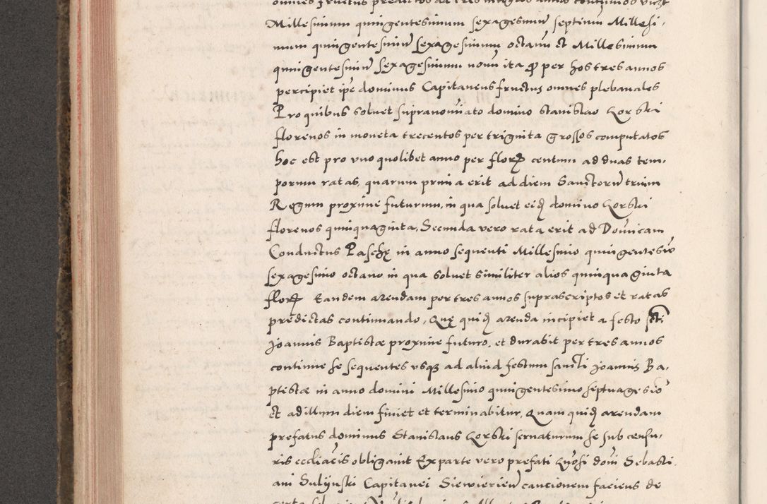 Zdjęcie nr 394 dla obiektu archiwalnego: Acta actorum causarum, sententiarum tam diffinitivarum quam interloquutoriarum, decretorum, obligationum, quietationum, constitutionum procuratorum etc. coram reverendo domino Martino Izdbienski de Russiecz archidiacono Posnaniensi, custode et in spiritualibus vicario generali Cracoviensi, ad annum Domini millesimum quingesimum sexagesimum quintum, cuius indictio octava, pontificatus Pii pape, annus sextus, continuantur